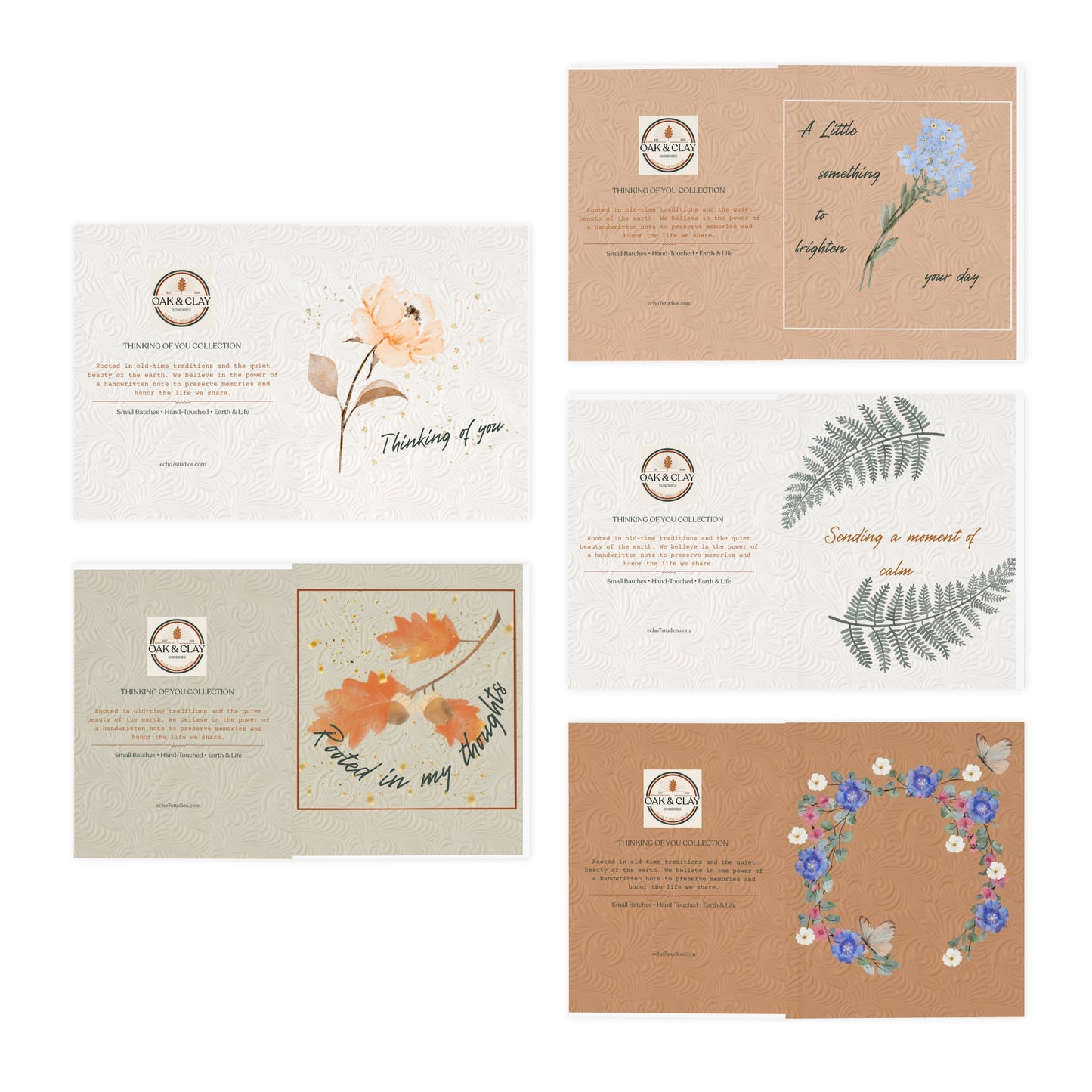 Multi-Design Greeting Cards (5-Pack)