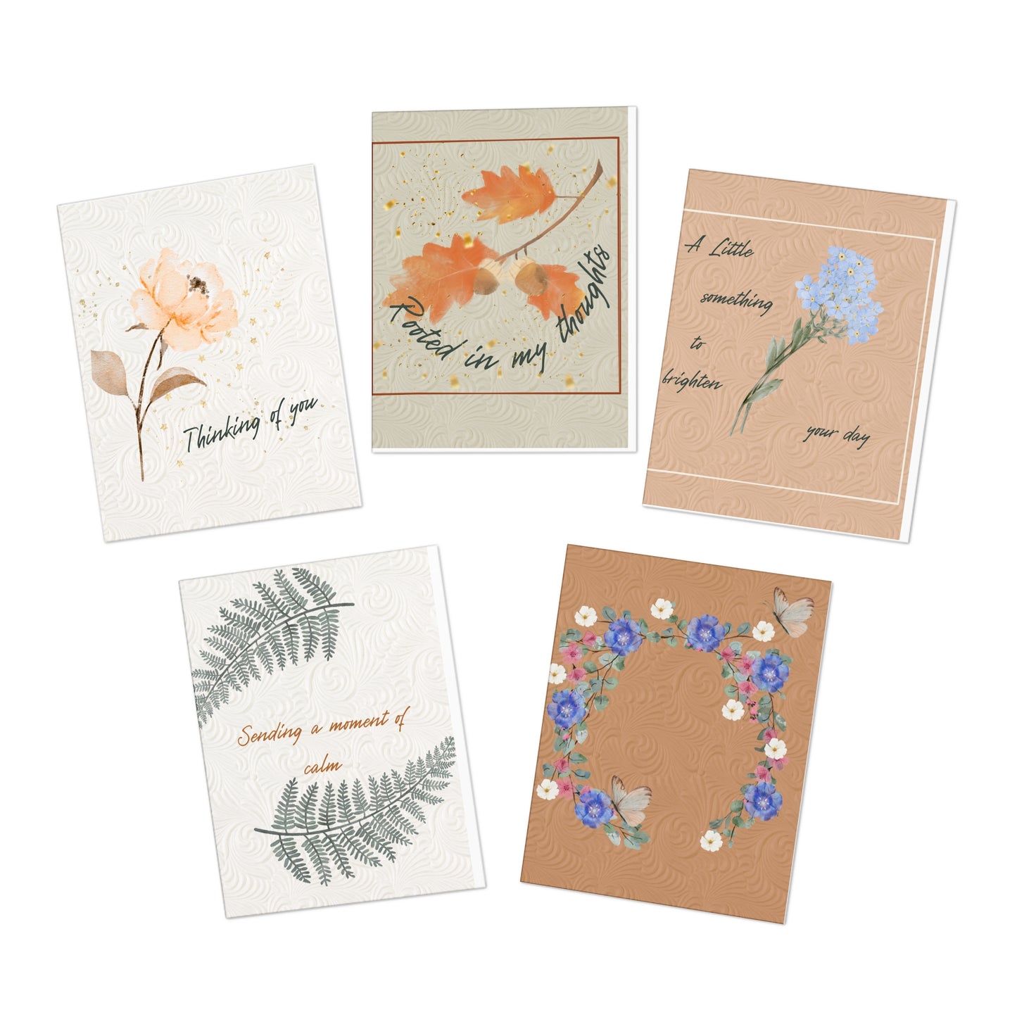 Multi-Design Greeting Cards (5-Pack)