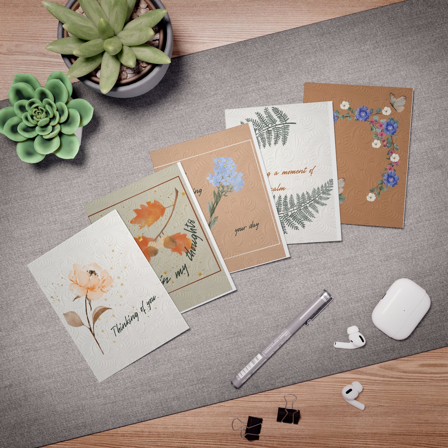 Multi-Design Greeting Cards (5-Pack)