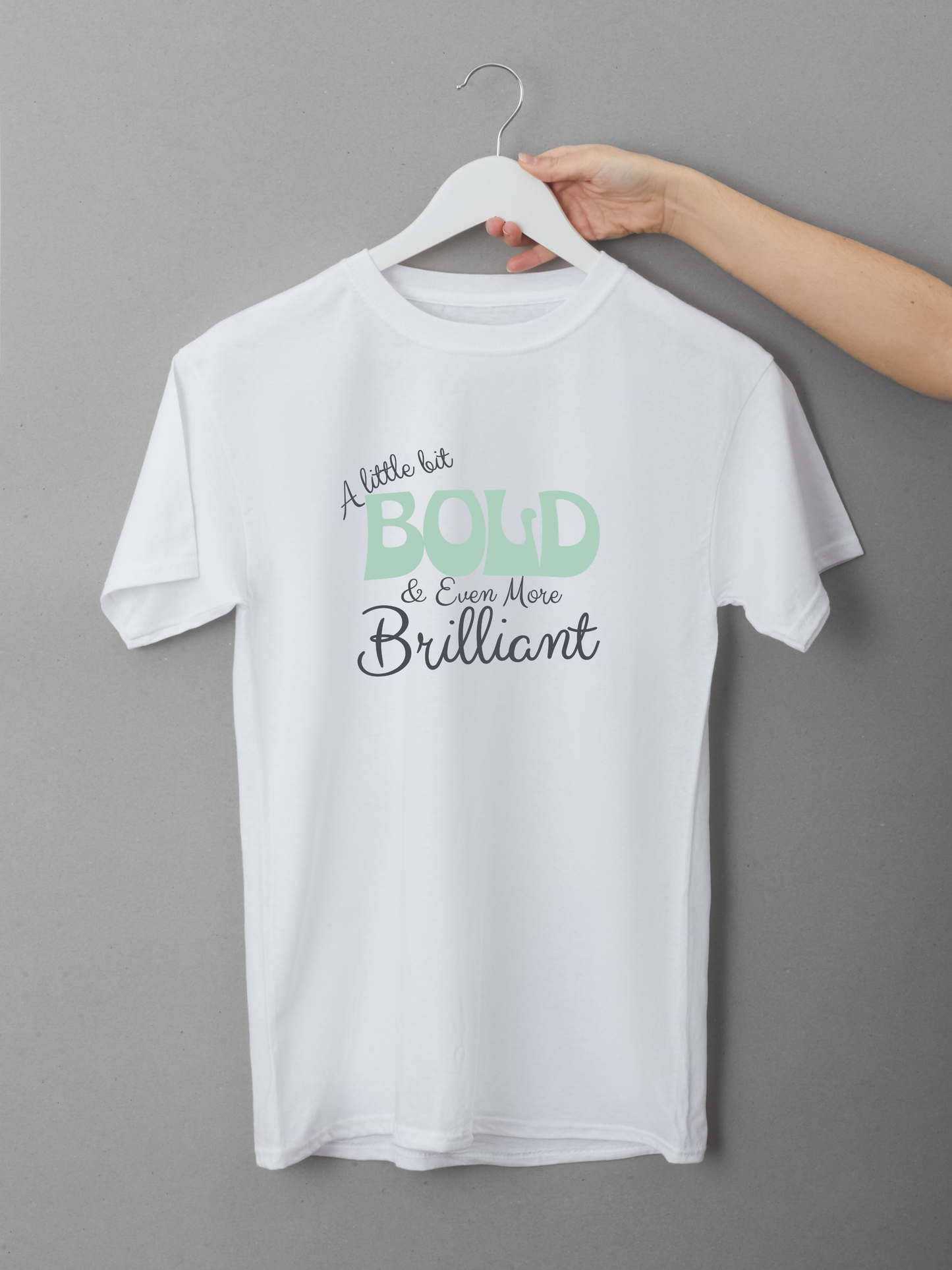 Bold & Brilliant Inspirational T-Shirt | Positive Affirmation Graphic Tee | Motivational Confidence Shirt for Women | Gift for Her
