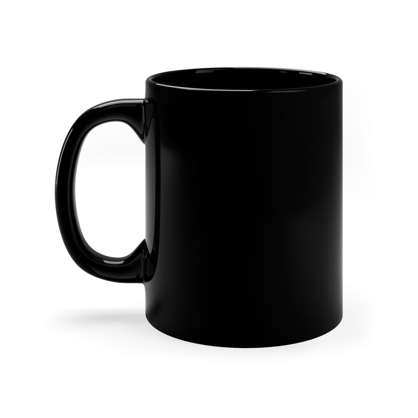 Echo7 Black Ceramic Mug — 11oz