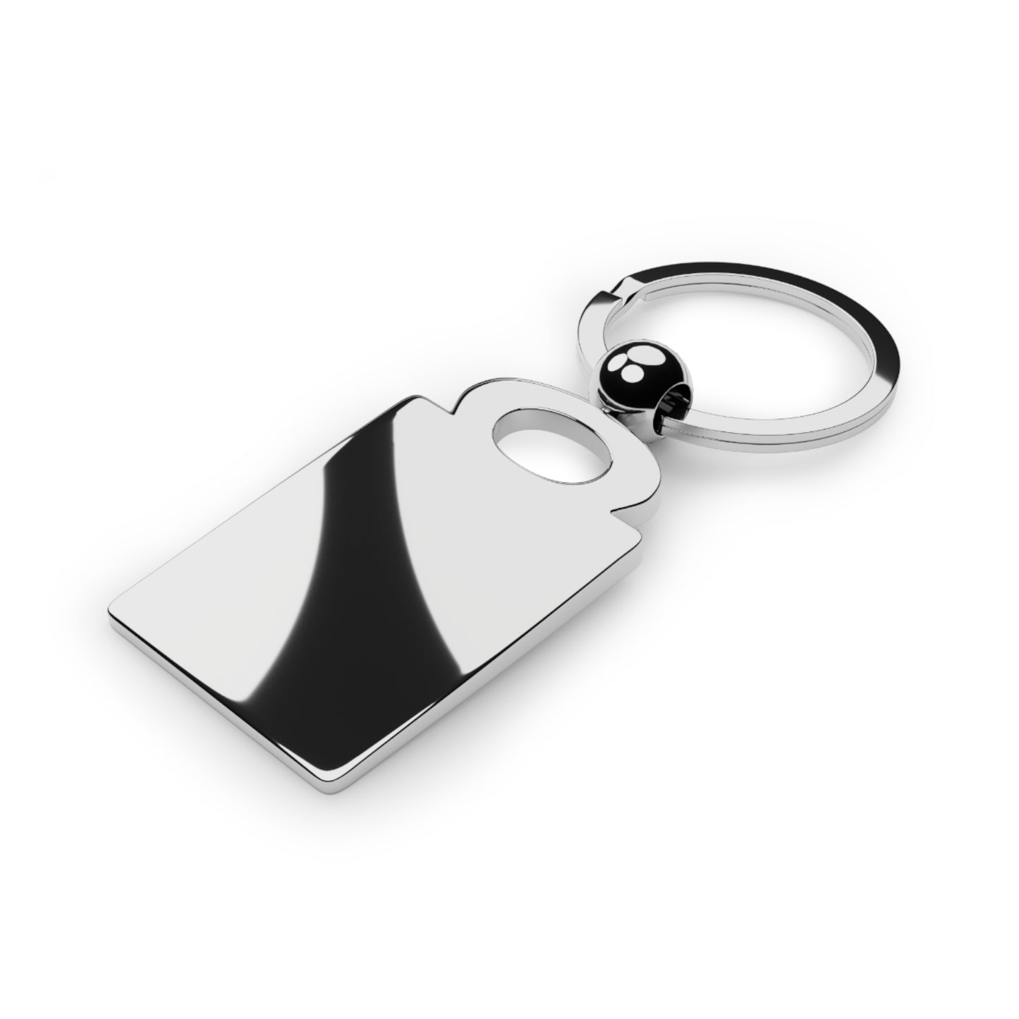 Echo7 Studios Rectangular Keychain — Minimal Logo Keyring
